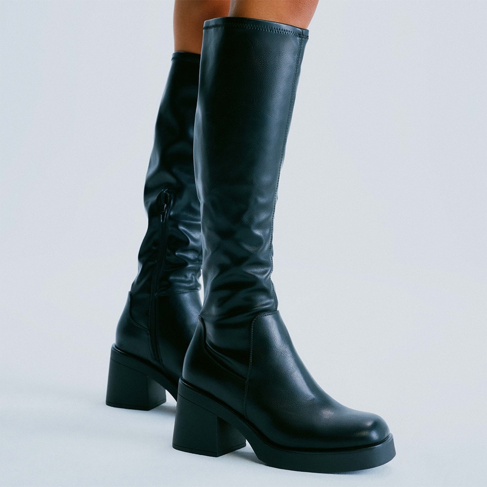 Call It Spring Black Heeled Boots